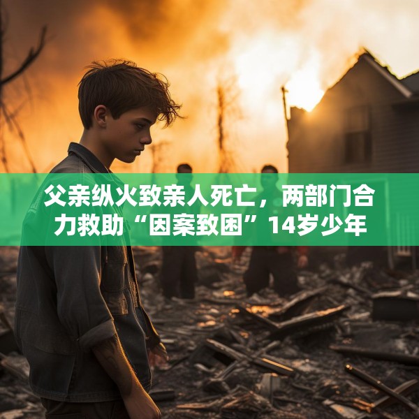 父亲纵火致亲人死亡，两部门合力救助“因案致困”14岁少年