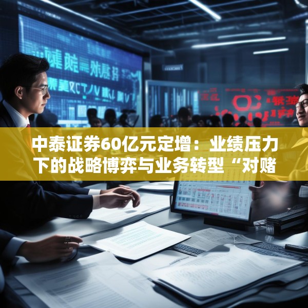中泰证券60亿元定增：业绩压力下的战略博弈与业务转型“对赌”