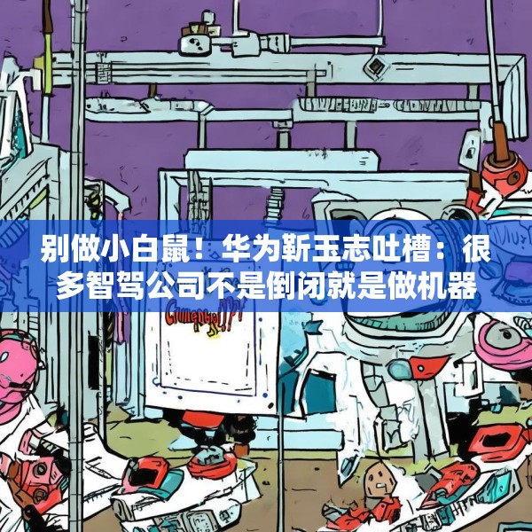 别做小白鼠！华为靳玉志吐槽：很多智驾公司不是倒闭就是做机器人去了
