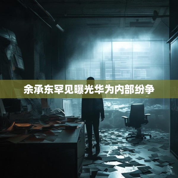 余承东罕见曝光华为内部纷争