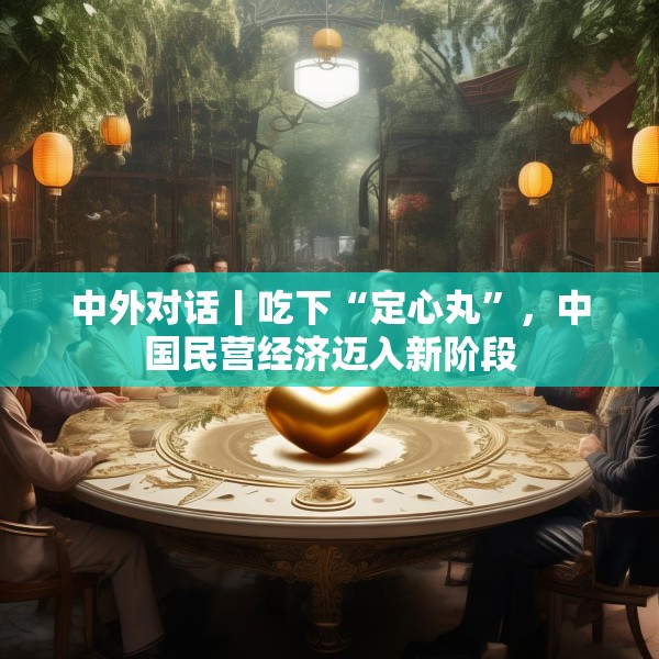 中外对话丨吃下“定心丸”，中国民营经济迈入新阶段