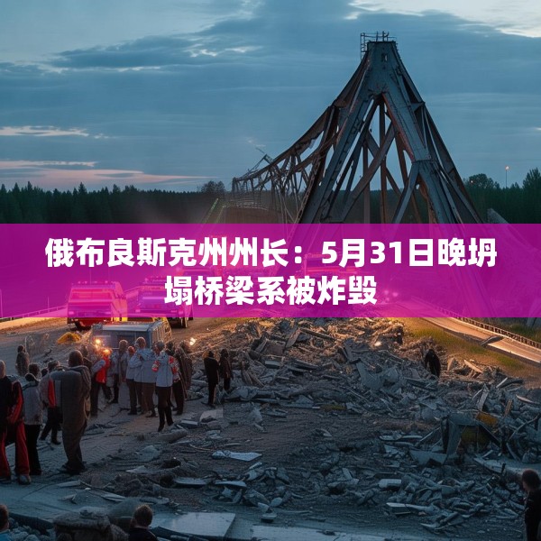 俄布良斯克州州长：5月31日晚坍塌桥梁系被炸毁