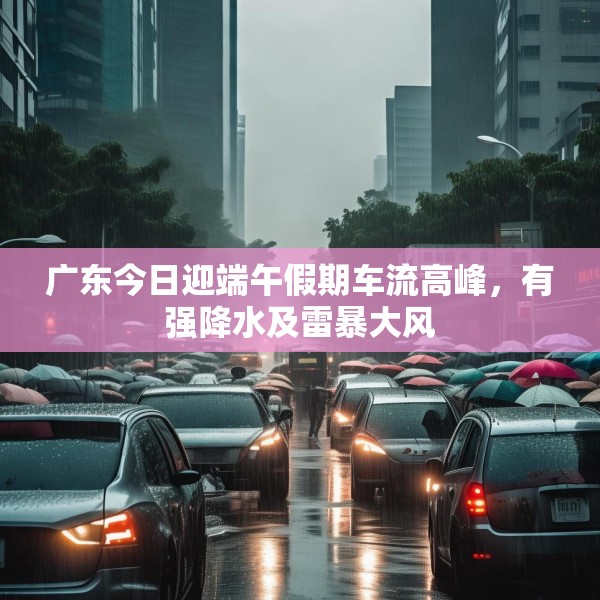广东今日迎端午假期车流高峰，有强降水及雷暴大风
