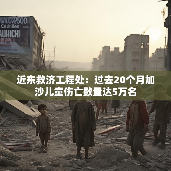 近东救济工程处：过去20个月加沙儿童伤亡数量达5万名