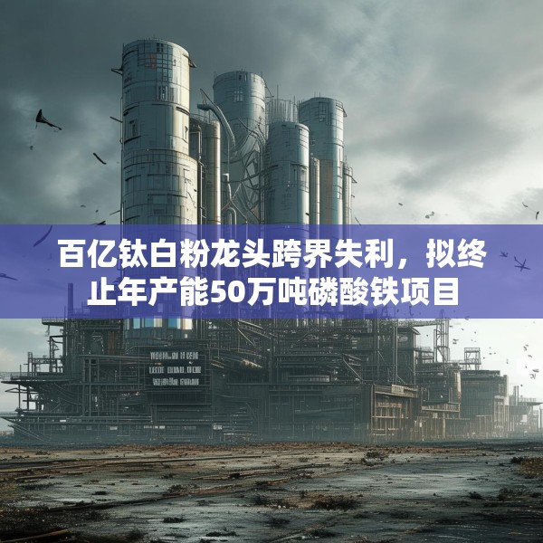 百亿钛白粉龙头跨界失利，拟终止年产能50万吨磷酸铁项目