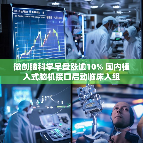 微创脑科学早盘涨逾10% 国内植入式脑机接口启动临床入组