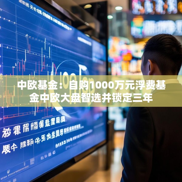 中欧基金：自购1000万元浮费基金中欧大盘智选并锁定三年