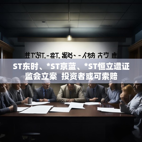 ST东时、*ST京蓝、*ST恒立遭证监会立案  投资者或可索赔