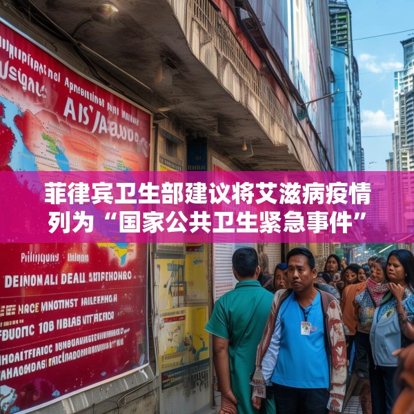 菲律宾卫生部建议将艾滋病疫情列为“国家公共卫生紧急事件”