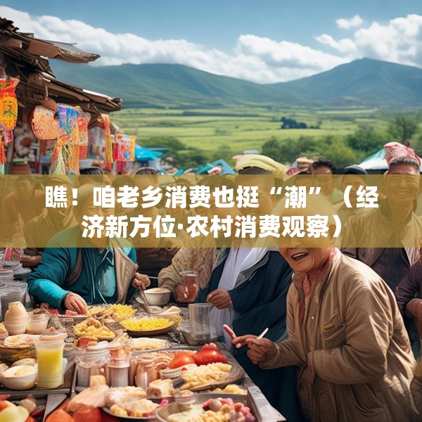 瞧！咱老乡消费也挺“潮”（经济新方位·农村消费观察）