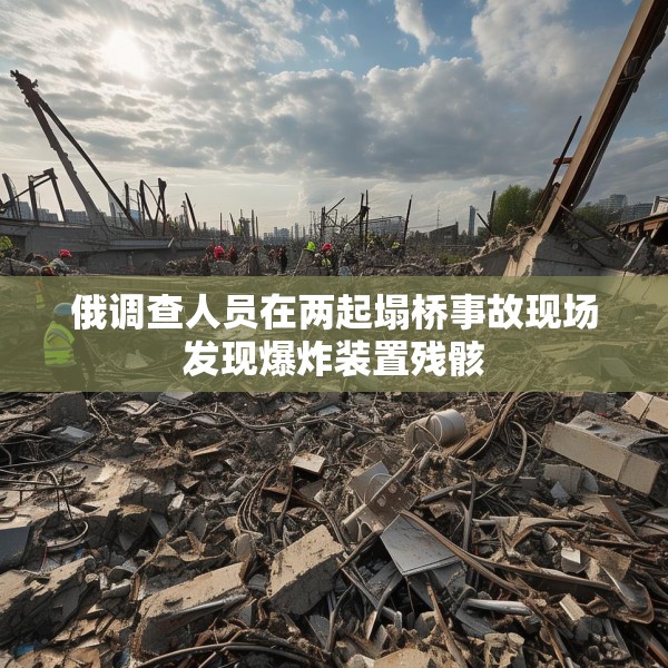 俄调查人员在两起塌桥事故现场发现爆炸装置残骸
