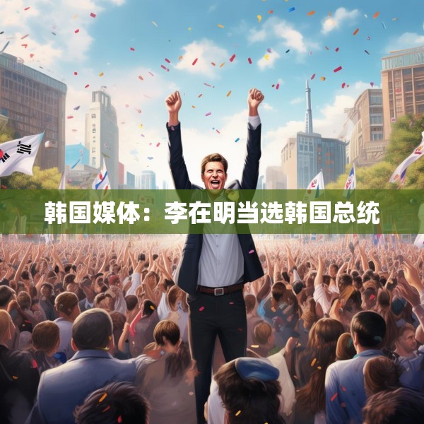 韩国媒体：李在明当选韩国总统
