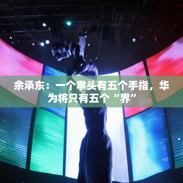 余承东：一个拳头有五个手指，华为将只有五个“界”