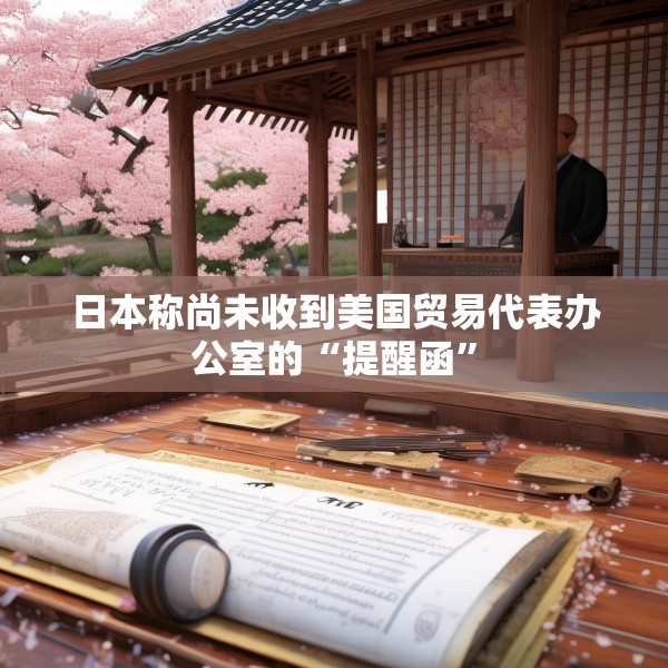日本称尚未收到美国贸易代表办公室的“提醒函”