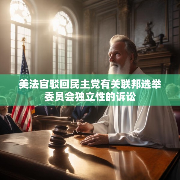 美法官驳回民主党有关联邦选举委员会独立性的诉讼