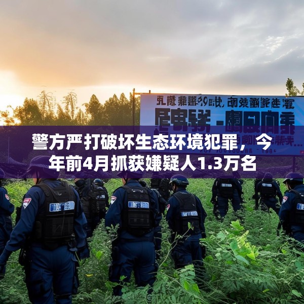 警方严打破坏生态环境犯罪，今年前4月抓获嫌疑人1.3万名