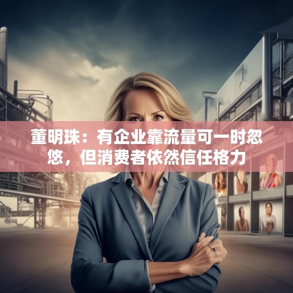 董明珠：有企业靠流量可一时忽悠，但消费者依然信任格力