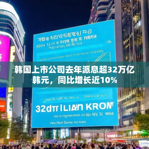 韩国上市公司去年派息超32万亿韩元，同比增长近10%