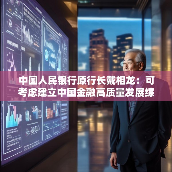 中国人民银行原行长戴相龙：可考虑建立中国金融高质量发展综合评估指标体系