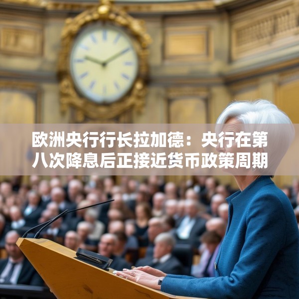欧洲央行行长拉加德：央行在第八次降息后正接近货币政策周期尾声