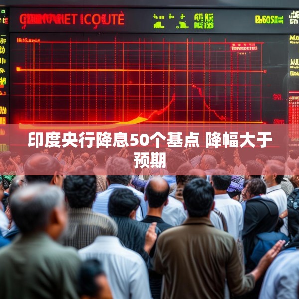 印度央行降息50个基点 降幅大于预期
