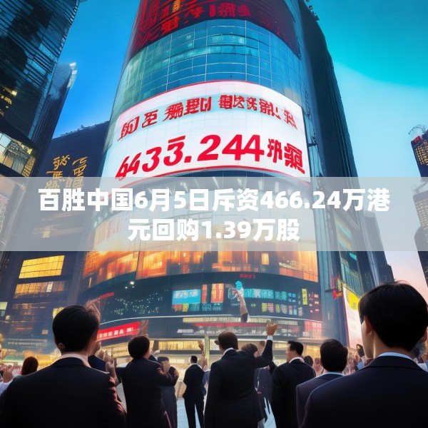 百胜中国6月5日斥资466.24万港元回购1.39万股