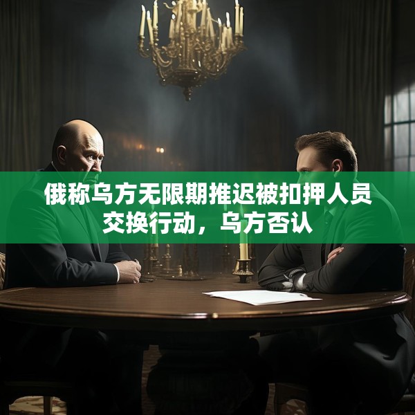 俄称乌方无限期推迟被扣押人员交换行动，乌方否认