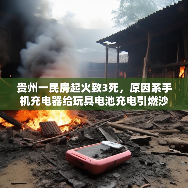 贵州一民房起火致3死，原因系手机充电器给玩具电池充电引燃沙发