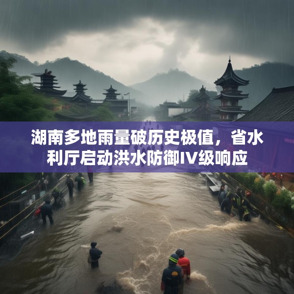 湖南多地雨量破历史极值，省水利厅启动洪水防御IV级响应