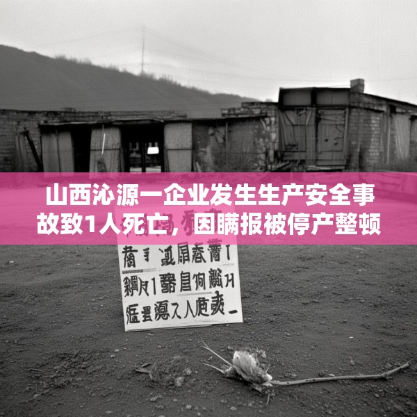山西沁源一企业发生生产安全事故致1人死亡，因瞒报被停产整顿