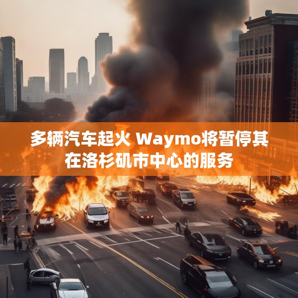 多辆汽车起火 Waymo将暂停其在洛杉矶市中心的服务
