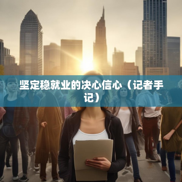 坚定稳就业的决心信心（记者手记）