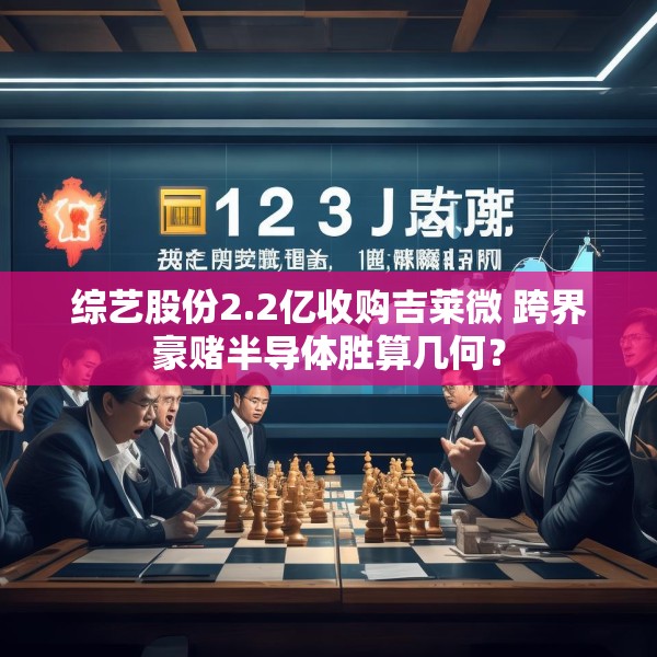 综艺股份2.2亿收购吉莱微 跨界豪赌半导体胜算几何？