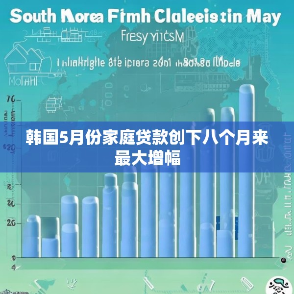 韩国5月份家庭贷款创下八个月来最大增幅