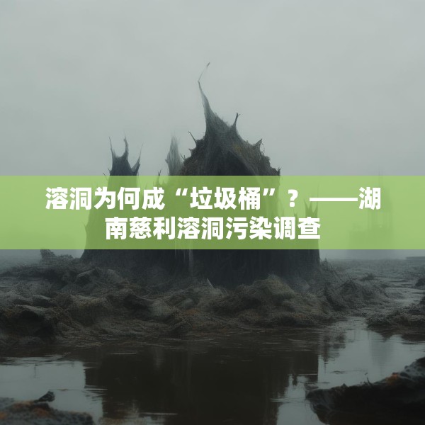 溶洞为何成“垃圾桶”？——湖南慈利溶洞污染调查