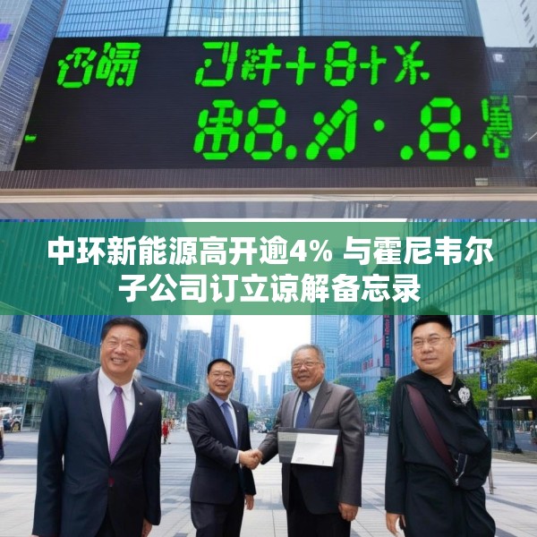 中环新能源高开逾4% 与霍尼韦尔子公司订立谅解备忘录