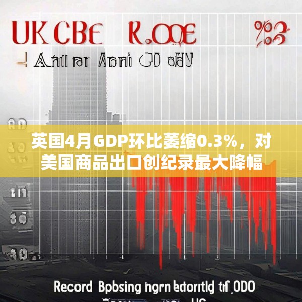 英国4月GDP环比萎缩0.3%，对美国商品出口创纪录最大降幅