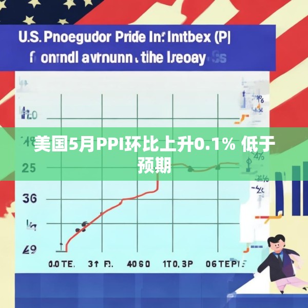 美国5月PPI环比上升0.1% 低于预期