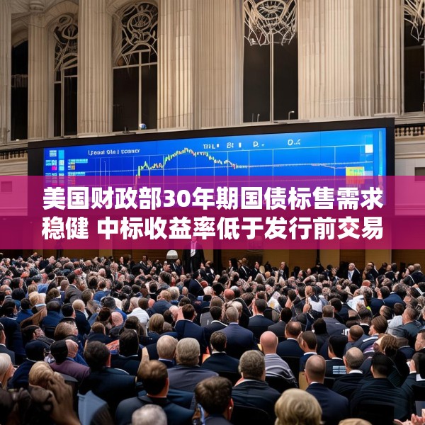 美国财政部30年期国债标售需求稳健 中标收益率低于发行前交易水平