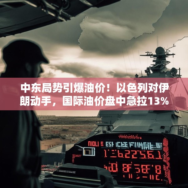 中东局势引爆油价！以色列对伊朗动手，国际油价盘中急拉13%