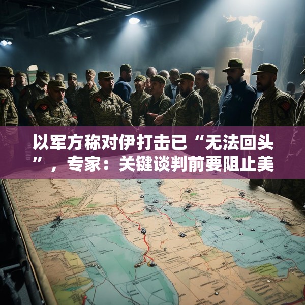 以军方称对伊打击已“无法回头”，专家：关键谈判前要阻止美伊缓和关系