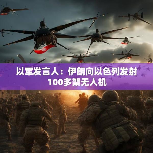以军发言人：伊朗向以色列发射100多架无人机