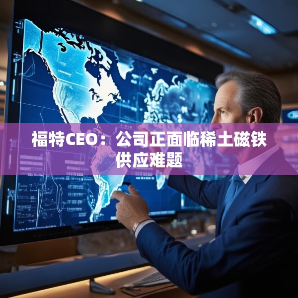 福特CEO：公司正面临稀土磁铁供应难题