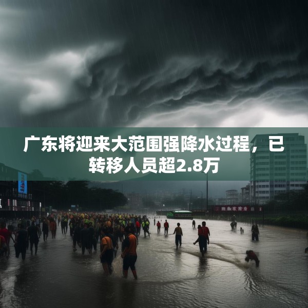 广东将迎来大范围强降水过程，已转移人员超2.8万