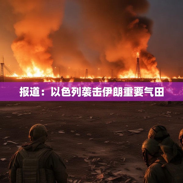 报道：以色列袭击伊朗重要气田