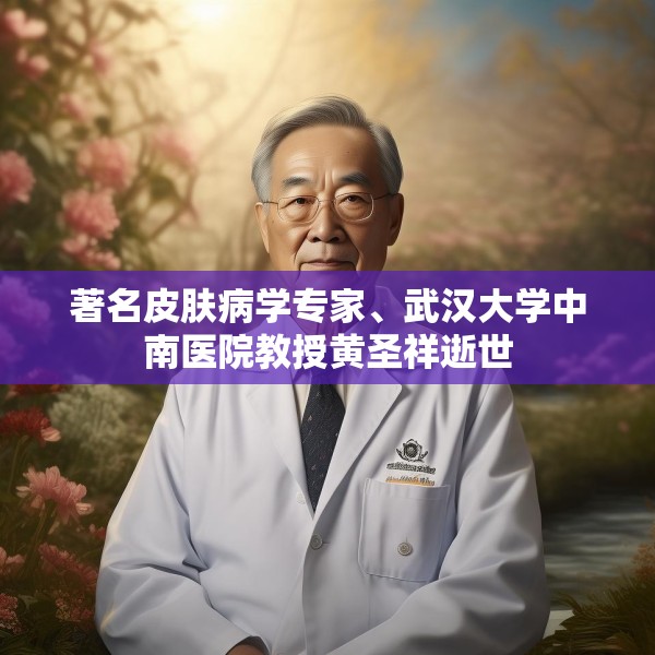 著名皮肤病学专家、武汉大学中南医院教授黄圣祥逝世