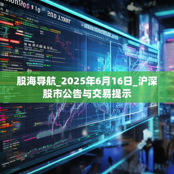股海导航_2025年6月16日_沪深股市公告与交易提示
