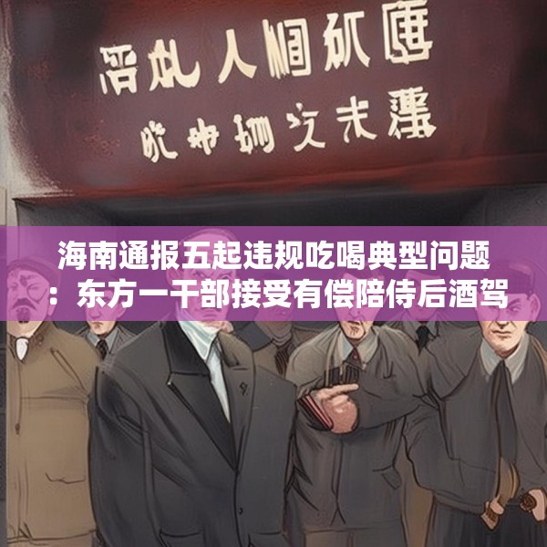 海南通报五起违规吃喝典型问题：东方一干部接受有偿陪侍后酒驾，被“双开”并移送审查起诉
